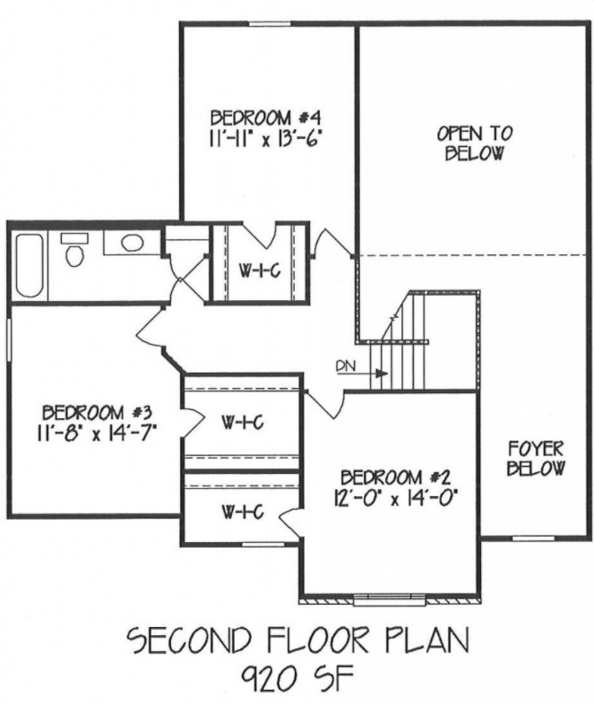 Jamestown 2nd Floor Plan